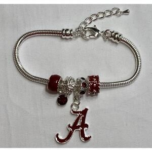 New Alabama Crimson Tide Women's Betsy 5-Charm Logo Bracelet, NCAA